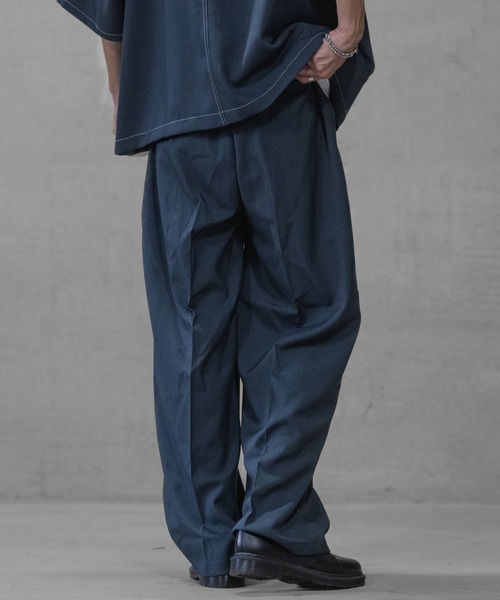 JOHN'S CLOSET(ジョンズクローゼット)の「【i】リラックスシルエット ワイドパンツ(その他パンツ・メンズ・ブラック/カーキ/チャコールグレー・MEDIUM/LARGE/X-LARGE)」の14枚目の写真