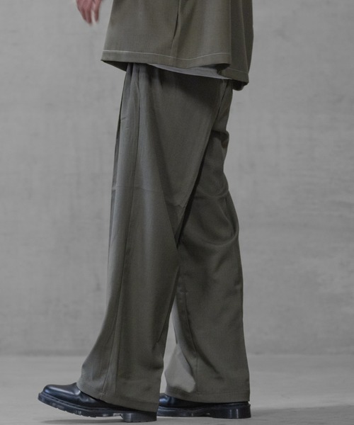 JOHN'S CLOSET(ジョンズクローゼット)の「【i】リラックスシルエット ワイドパンツ(その他パンツ・メンズ・ブラック/カーキ/チャコールグレー・MEDIUM/LARGE/X-LARGE)」の20枚目の写真