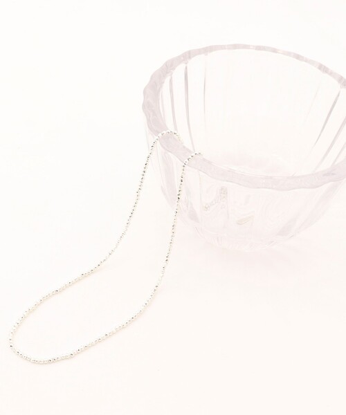 NOLLEY’S Sophi(ノーリーズソフィ)の「ガタビーズネックレス(ネックレス・レディース・シルバー/ゴールド・FREE)」の1枚目の写真