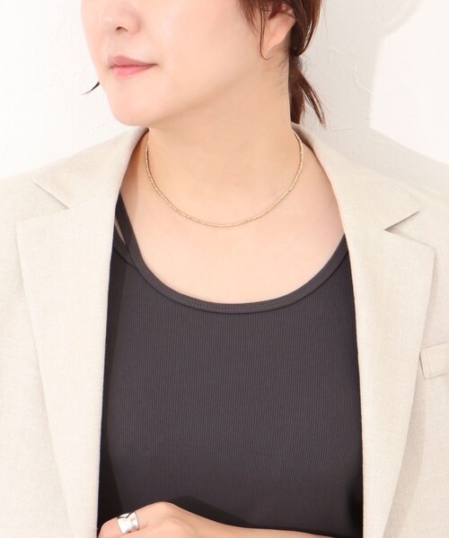 NOLLEY’S Sophi(ノーリーズソフィ)の「ガタビーズネックレス(ネックレス・レディース・シルバー/ゴールド・FREE)」の11枚目の写真