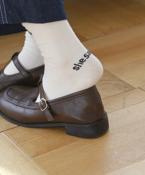 Crisp（クリスプ）の「スクエアトゥTストラップシューズ（その他シューズ・レディース・ブラック/ブラウン・36/37/38/39）」の11枚目の写真