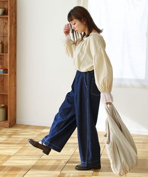 Crisp（クリスプ）の「スクエアトゥTストラップシューズ（その他シューズ・レディース・ブラック/ブラウン・36/37/38/39）」の14枚目の写真