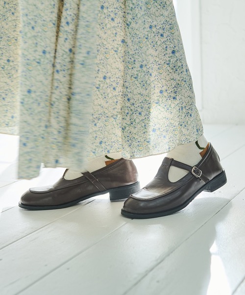 Crisp（クリスプ）の「スクエアトゥTストラップシューズ（その他シューズ・レディース・ブラック/ブラウン・36/37/38/39）」の20枚目の写真