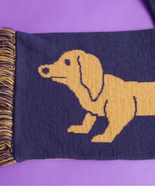 didizizi（ディディジジ）の「ダックスニットマフラー（ストール/ショール・レディース・ネイビー/ブラック・FREE）」の14枚目の写真