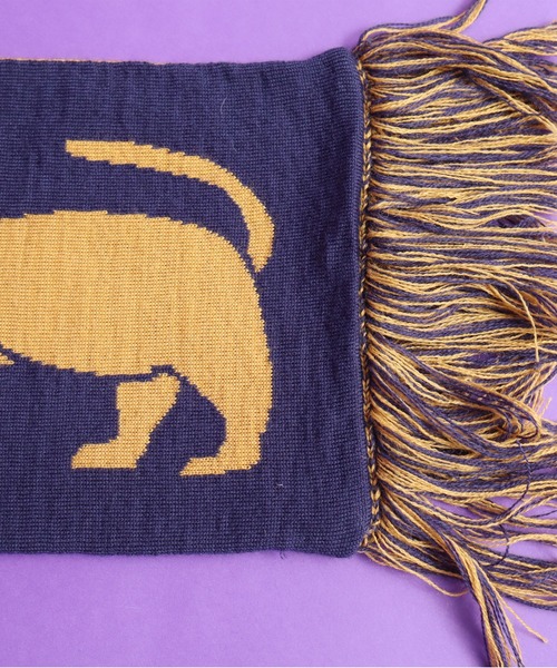 didizizi（ディディジジ）の「ダックスニットマフラー（ストール/ショール・レディース・ネイビー/ブラック・FREE）」の15枚目の写真