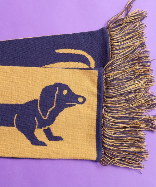 didizizi（ディディジジ）の「ダックスニットマフラー（ストール/ショール・レディース・ネイビー/ブラック・FREE）」の16枚目の写真