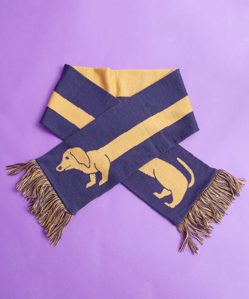 didizizi（ディディジジ）の「ダックスニットマフラー（ストール/ショール・レディース・ネイビー/ブラック・FREE）」の13枚目の写真