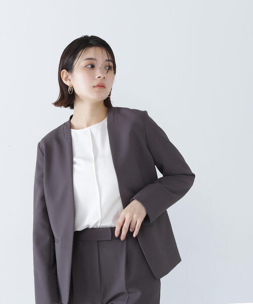 NATURAL BEAUTY BASIC♪♪ スーツ&ブラウス NATURAL BEAUTY BASIC×PLST