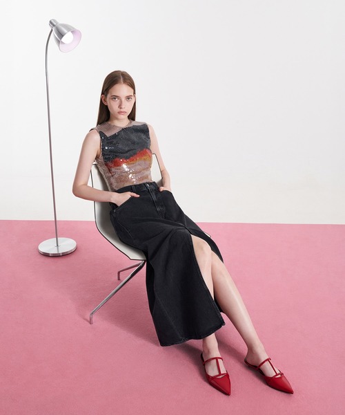 希少✨極美品バーバリー　ミュール　サンダル　36夏　ワインレッド　エナメル　金具 希少✨極美品バーバリー ミュール サンダル 36夏 ワインレッド