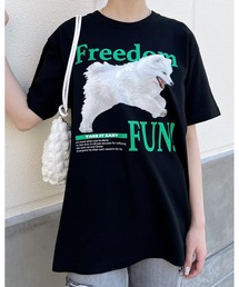 FREEDOM FUN シートプリントTシャツ
