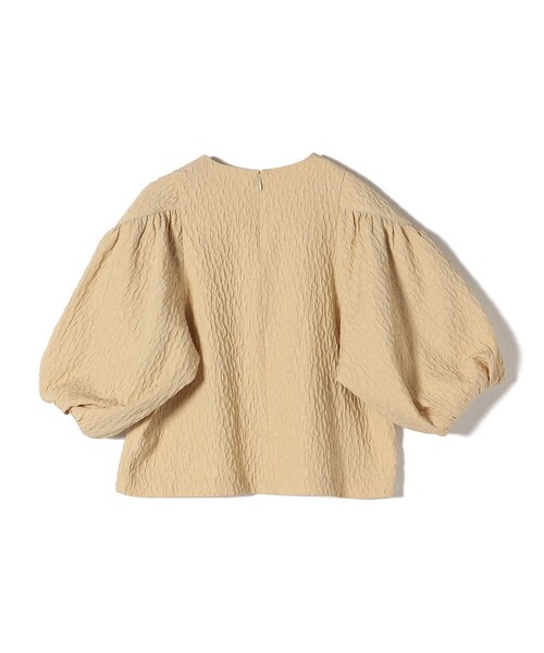 〈手洗い可能〉フクレ ジャカード ブラウス シップス SHIPS 〈手洗い可能〉フクレ ジャカード ブラウス （ベージュ） | ファッション通販 MAGASEEK(マガシーク)