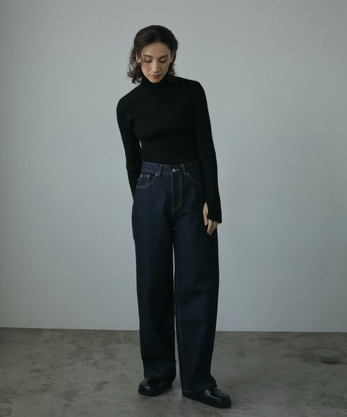 Slit Turtle Knit（ニット/セーター）｜anuke（アンヌーク）の