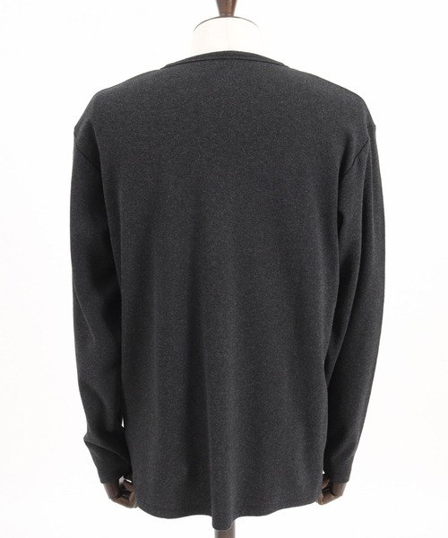 Magine（マージン）の「mlt4786-Span Fraise Long Sleeve Cut Sew ロンT（Tシャツ/カットソー・メンズ・ホワイト/チャコール/ブラック・44/46/48）」の22枚目の写真