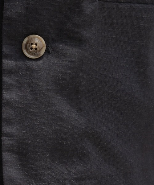 RAGEBLUE（レイジブルー）の「リネン半袖シャツジャケット（シャツ/ブラウス・レディース・ブラック/レッド・FREE）」の11枚目の写真