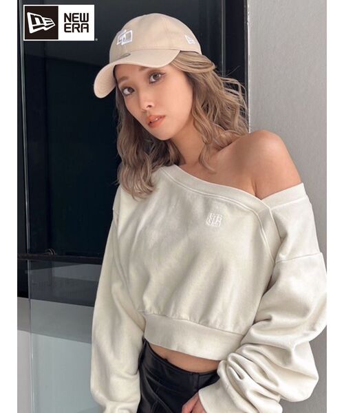 NEW ERA（ニューエラ）の「GYDA×NEW ERA GD CAP（キャップ・レディース・ブラック/ベージュ・FREE）」の8枚目の写真