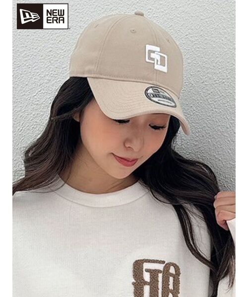 NEW ERA（ニューエラ）の「GYDA×NEW ERA GD CAP（キャップ・レディース・ブラック/ベージュ・FREE）」の11枚目の写真