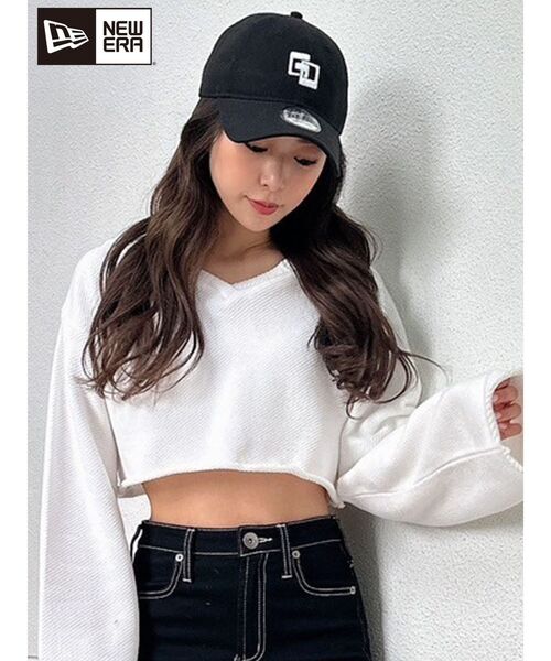 NEW ERA（ニューエラ）の「GYDA×NEW ERA GD CAP（キャップ・レディース・ブラック/ベージュ・FREE）」の14枚目の写真