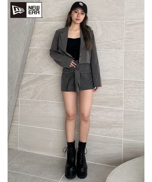 NEW ERA（ニューエラ）の「GYDA×NEW ERA GD CAP（キャップ・レディース・ブラック/ベージュ・FREE）」の18枚目の写真