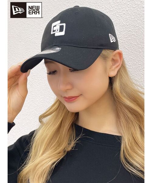 ジェイダ キャップ GYDA×NEW ERA GD CAP 〈ブラック〉 GYDA GYDA×NEWERA Symmetry GYDA CAP（ブラック） -ファッション