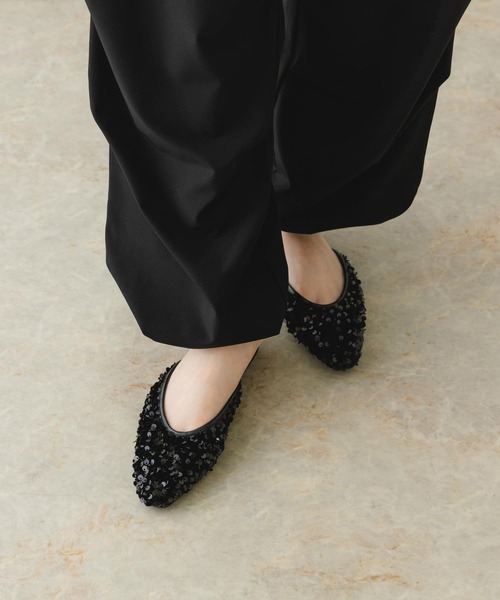 RODE SKO(ロデスコ)の「『MADE IN JAPAN』スパンコールミュール(その他シューズ・レディース・ブラウン/ブラック・37/38)」の9枚目の写真