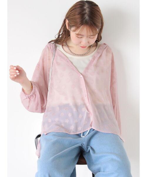 ピンク フリル タンクトップ 135cm ehka sopo（エヘカソポ）の「柄アソートメローフリルタンクトップ