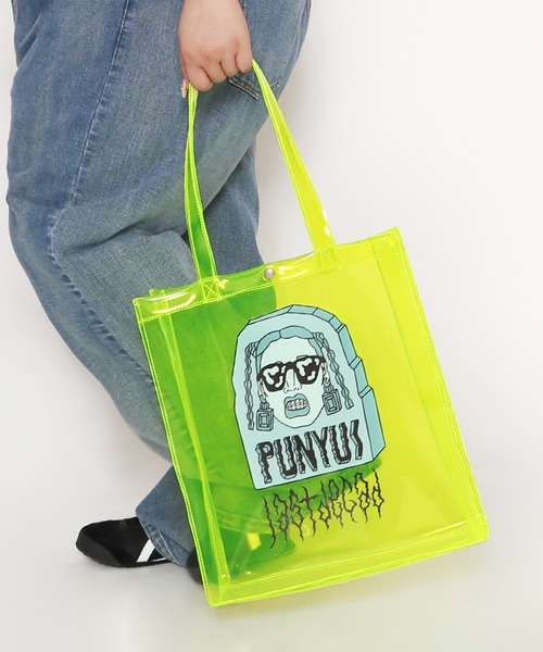 PUNYUS（プニュズ）の「Last de cadeクリアトートバッグ（トートバッグ・レディース・イエロー・FREE）」の4枚目の写真