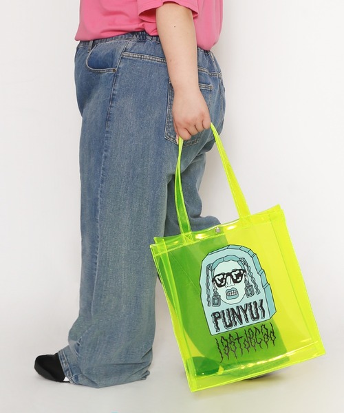 PUNYUS（プニュズ）の「Last de cadeクリアトートバッグ（トートバッグ・レディース・イエロー・FREE）」の3枚目の写真