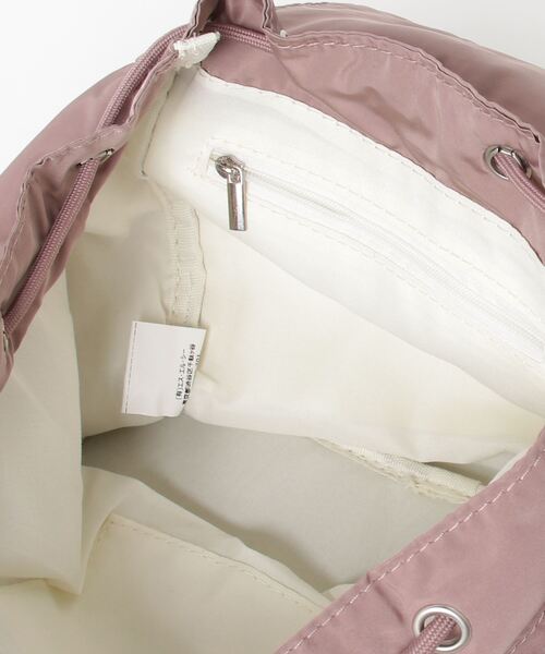 rinto(リント)の「【recomend selection/セレクト】ドローストリングバックパック 巾着風リュック 2404HCJB140(バックパック/リュック・メンズ・グレー/ベージュ/ライトパープル/ブラック・FREE)」の18枚目の写真