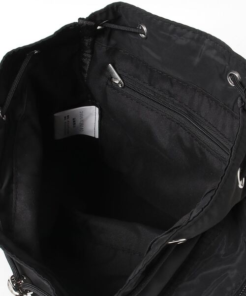 rinto(リント)の「【recomend selection/セレクト】ドローストリングバックパック 巾着風リュック 2404HCJB140(バックパック/リュック・メンズ・グレー/ベージュ/ライトパープル/ブラック・FREE)」の6枚目の写真