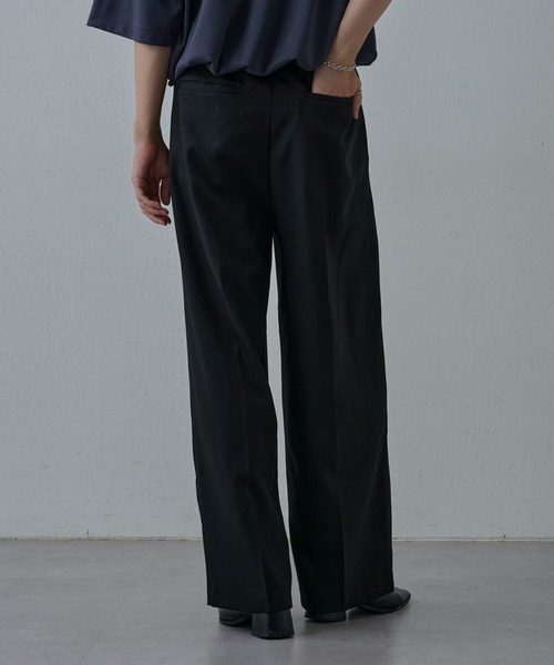 COLONY 2139（コロニートゥーワンスリーナイン）の「ウォッシャブルケア2タックワイドパンツ（スラックス・メンズ・ブラック/グレー・MEDIUM/LARGE）」の5枚目の写真
