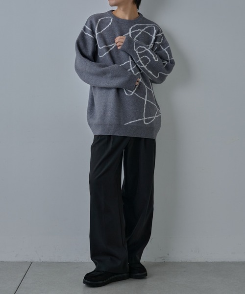 COLONY 2139（コロニートゥーワンスリーナイン）の「ウォッシャブルケア2タックワイドパンツ（スラックス・メンズ・ブラック/グレー・MEDIUM/LARGE）」の21枚目の写真