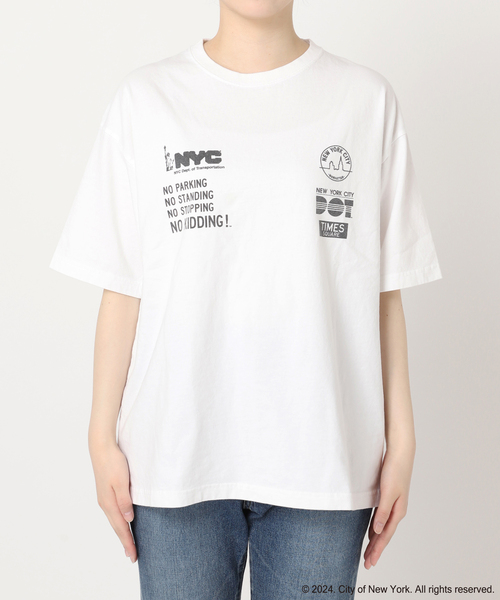 plage(プラージュ)の「NYC ロゴTシャツ 2(Tシャツ/カットソー・レディース・ホワイト/ブラック・FREE)」の5枚目の写真