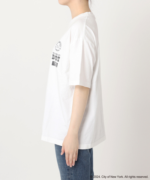 plage(プラージュ)の「NYC ロゴTシャツ 2(Tシャツ/カットソー・レディース・ホワイト/ブラック・FREE)」の6枚目の写真