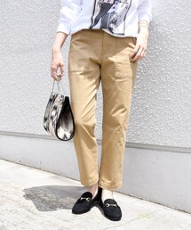 SHIPS | 【WEB限定】ベーシック ベイカー パンツ (ベージュ)(その他パンツ)