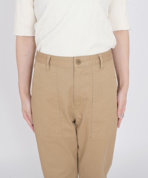 SHIPS(シップス)の「【WEB限定】ベーシック ベイカー パンツ (ベージュ)(その他パンツ・レディース・ベージュ・38/34)」の10枚目の写真