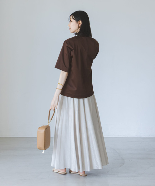 Noble（ノーブル）の「カットサテンプルオーバー（Tシャツ