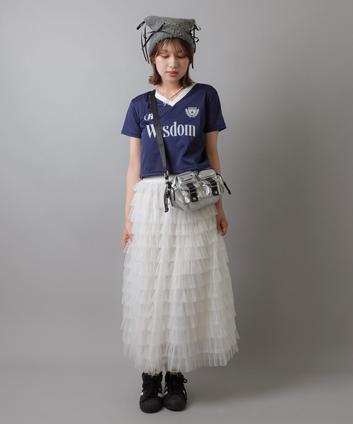 SPINNS（スピンズ）の「4リボン付き 猫耳ニットキャップ（ニットキャップ/ビーニー・レディース・グレー/アイボリー・ONESIZE）」の13枚目の写真