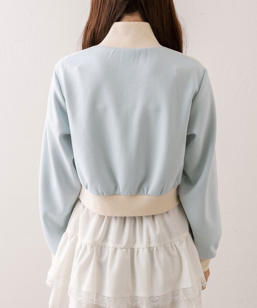 OLIVE des OLIVE(オリーブデオリーブ)の「リボントラックジャケット(スウェット・レディース・ブラウン/その他/ブラック/サックスブルー・FREE)」の19枚目の写真