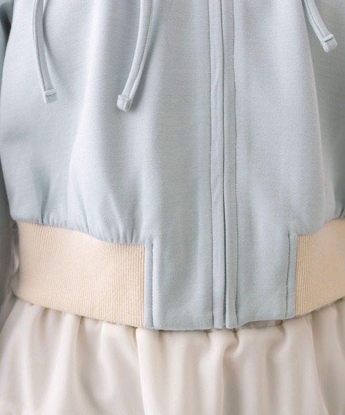 OLIVE des OLIVE(オリーブデオリーブ)の「リボントラックジャケット(スウェット・レディース・ブラウン/その他/ブラック/サックスブルー・FREE)」の14枚目の写真