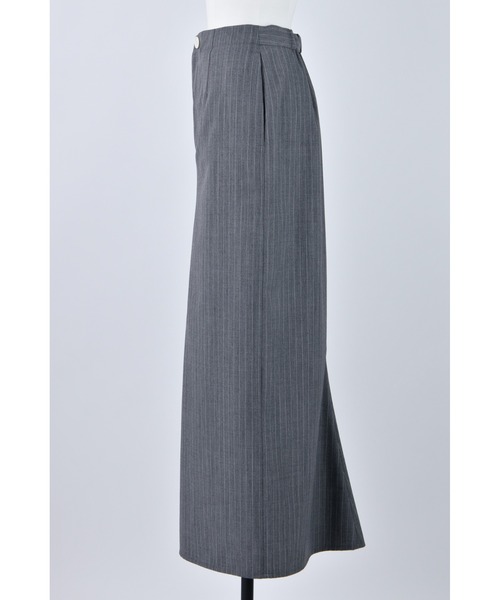 någonstans ナゴンスタンス ストリング ギャザー スカート グレー 中古・古着通販】nagonstans (ナゴンスタンス) random balloon skirt