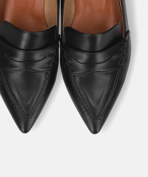 MAMIAN（マミアン）の「ポインテッドトゥ モカデザイン コインローファー（ローファー・レディース・ブラック/ブラック系その他/テラコッタ・22.5cm/23.0cm/23.5cm/24.0cm/24.5cm/25.0cm）」の12枚目の写真