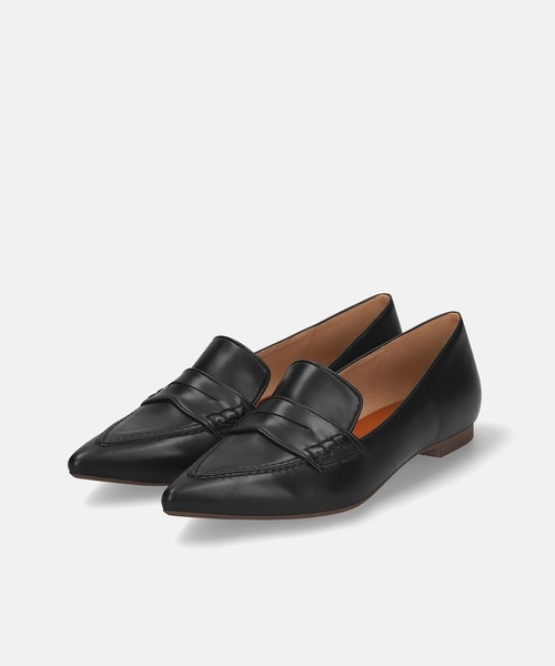 MAMIAN（マミアン）の「ポインテッドトゥ モカデザイン コインローファー（ローファー・レディース・ブラック/ブラック系その他/テラコッタ・22.5cm/23.0cm/23.5cm/24.0cm/24.5cm/25.0cm）」の6枚目の写真