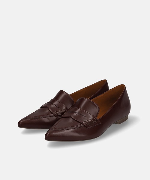 MAMIAN（マミアン）の「ポインテッドトゥ モカデザイン コインローファー（ローファー・レディース・ブラック/ブラック系その他/テラコッタ・22.5cm/23.0cm/23.5cm/24.0cm/24.5cm/25.0cm）」の16枚目の写真