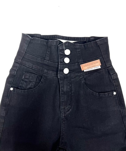 NANEA(ナネア)の「バッククロスデザイン ハイウエストストレッチデニムスキニーパンツ(デニムパンツ・レディース・ネイビー/ブラック/ブルー・SMALL/MEDIUM/LARGE/X-LARGE/XX-LARGE)」の11枚目の写真