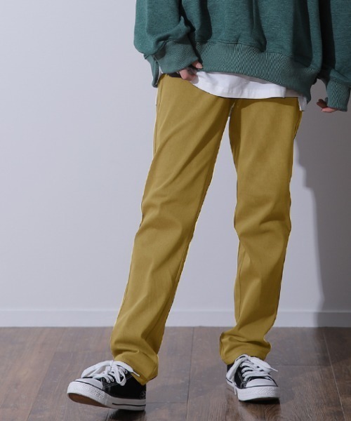 HUG.U（ハグユー）の「疲れないストレッチパンツ（その他パンツ・レディース・セージグリーン/ネイビー/インディゴブルー/ダークグレー/サンドベージュ/マスタード/チョコ/ブラック・M(レギュラー丈)/M(トール丈)/L(レギュラー丈)/L(トール丈)/XL(レギュラー丈)/XL(トール丈)）」の22枚目の写真