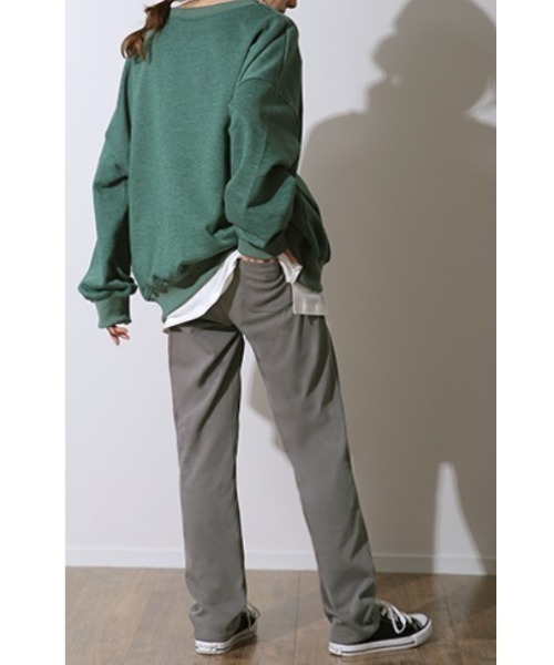 HUG.U（ハグユー）の「疲れないストレッチパンツ（その他パンツ・レディース・セージグリーン/ネイビー/インディゴブルー/ダークグレー/サンドベージュ/マスタード/チョコ/ブラック・M(レギュラー丈)/M(トール丈)/L(レギュラー丈)/L(トール丈)/XL(レギュラー丈)/XL(トール丈)）」の14枚目の写真