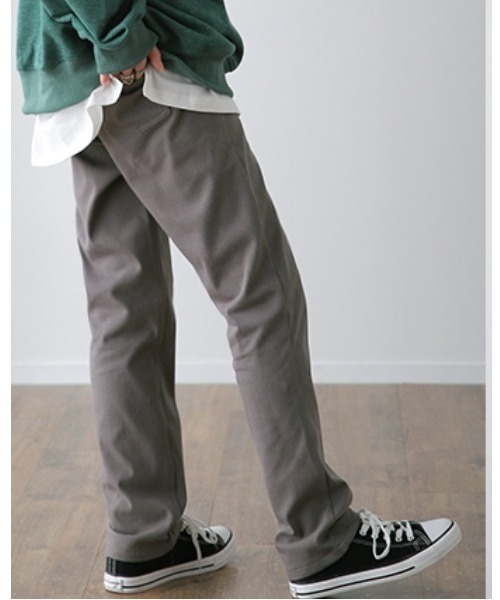 HUG.U（ハグユー）の「疲れないストレッチパンツ（その他パンツ・レディース・セージグリーン/ネイビー/インディゴブルー/ダークグレー/サンドベージュ/マスタード/チョコ/ブラック・M(レギュラー丈)/M(トール丈)/L(レギュラー丈)/L(トール丈)/XL(レギュラー丈)/XL(トール丈)）」の12枚目の写真