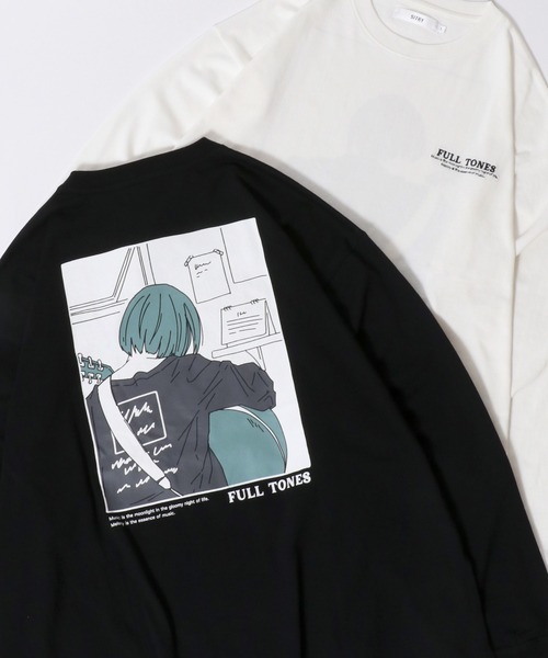 SITRY(シトリー)の「SITRY Girl Embroidery & Illustration Back Print T-shirt/別注 オーバーサイズ ガール ワンポイント刺繍 バックプリント ロンT 長袖Tシャツ レディース メンズ(Tシャツ/カットソー・レディース・ブラック/ホワイト/ブラック系その他/ホワイト系その他/ホワイト系その他2/ホワイト系その他3/ホワイト系その他4/ホワイト系その他5/ホワイト系その他6/ブラック系その他2/ブラック系その他3/ブラック系その他4/ブラック系その他5/ブラック系その他6・M/L/XL)」の14枚目の写真