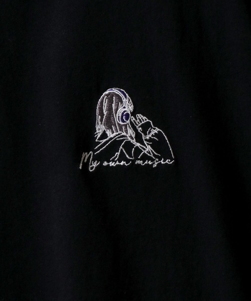 SITRY(シトリー)の「SITRY Girl Embroidery & Illustration Back Print T-shirt/別注 オーバーサイズ ガール ワンポイント刺繍 バックプリント ロンT 長袖Tシャツ レディース メンズ(Tシャツ/カットソー・レディース・ブラック/ホワイト/ブラック系その他/ホワイト系その他/ホワイト系その他2/ホワイト系その他3/ホワイト系その他4/ホワイト系その他5/ホワイト系その他6/ブラック系その他2/ブラック系その他3/ブラック系その他4/ブラック系その他5/ブラック系その他6・M/L/XL)」の18枚目の写真