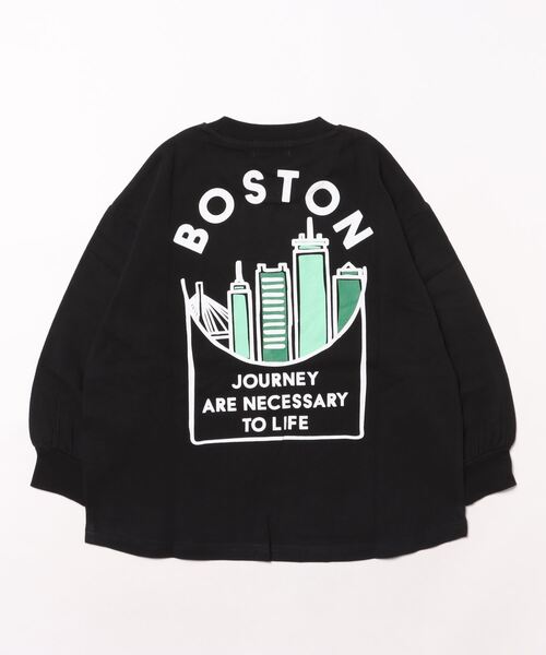 GENERATOR（ジェネレーター）の「ジェネレーター BOSTON L/S Tシャツ（Tシャツ/カットソー・キッズ・ブラック/ホワイト系その他2/ホワイト・M/L/XL）」の5枚目の写真